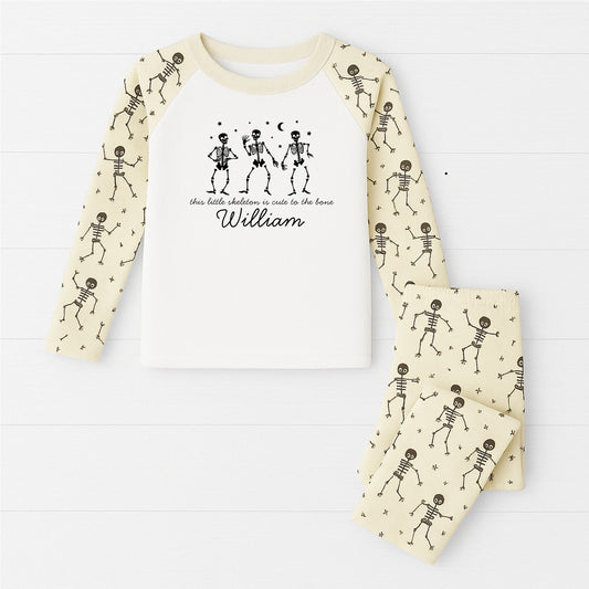 Personalised Skeleton Halloween Pjs