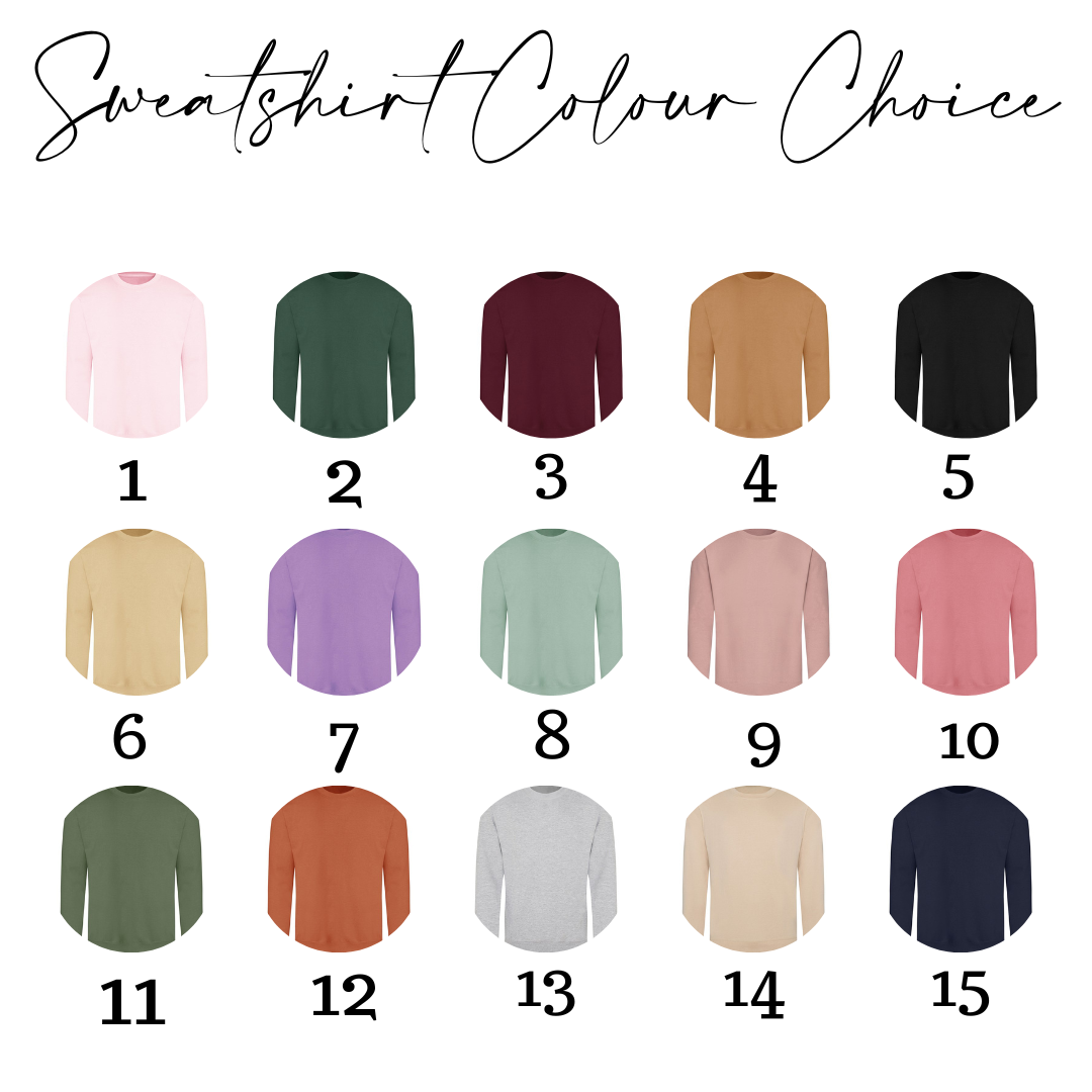 Here's To Forever - Personalised Dates Sweatshirt