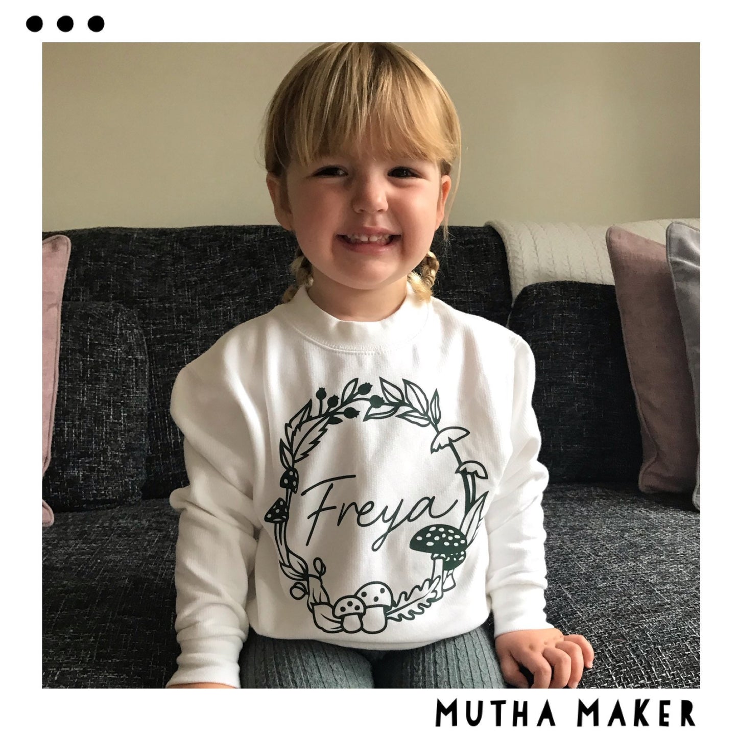 Personalised Kids Autumn Sweater