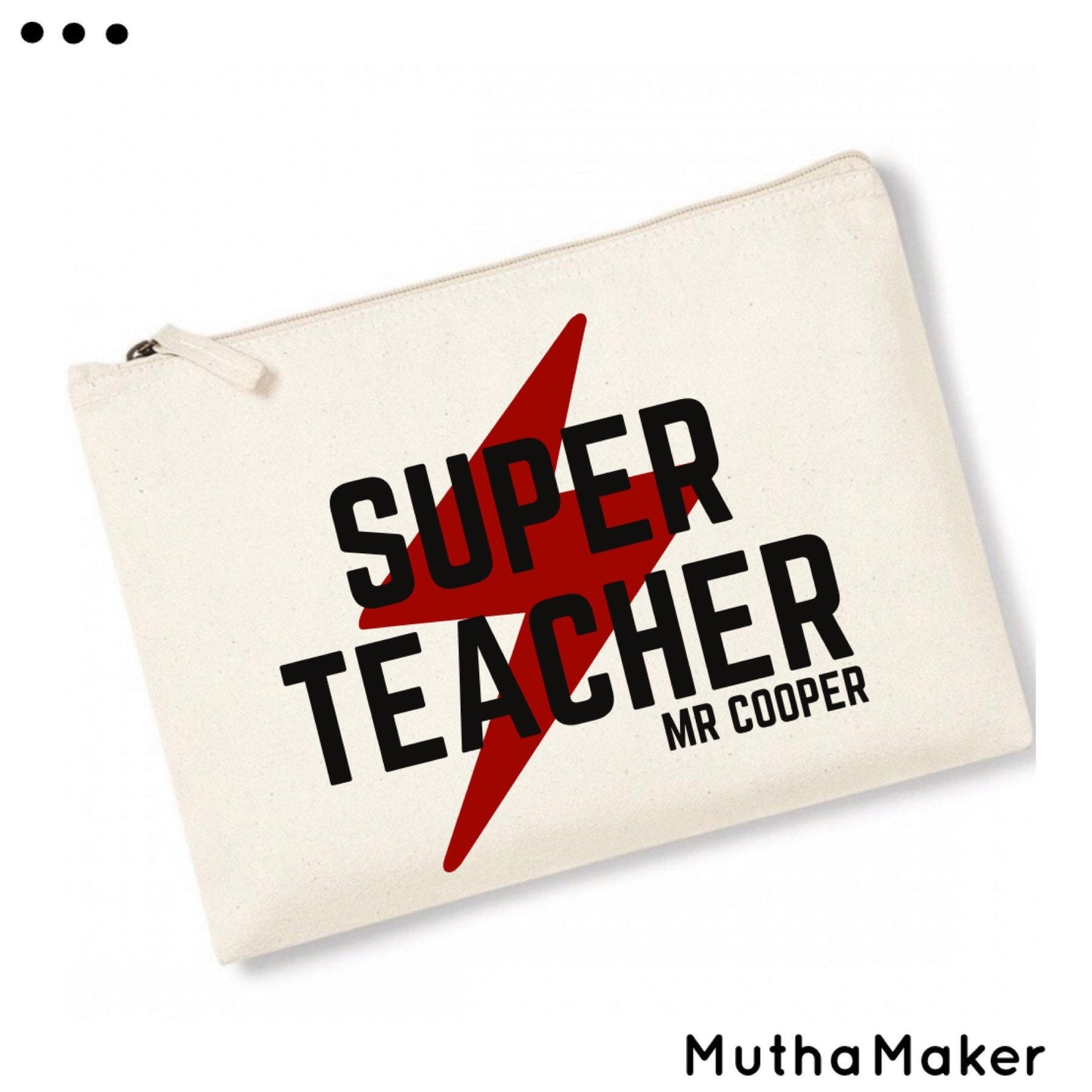 Personalised Teachers Gift - Pouch/ Pencil case