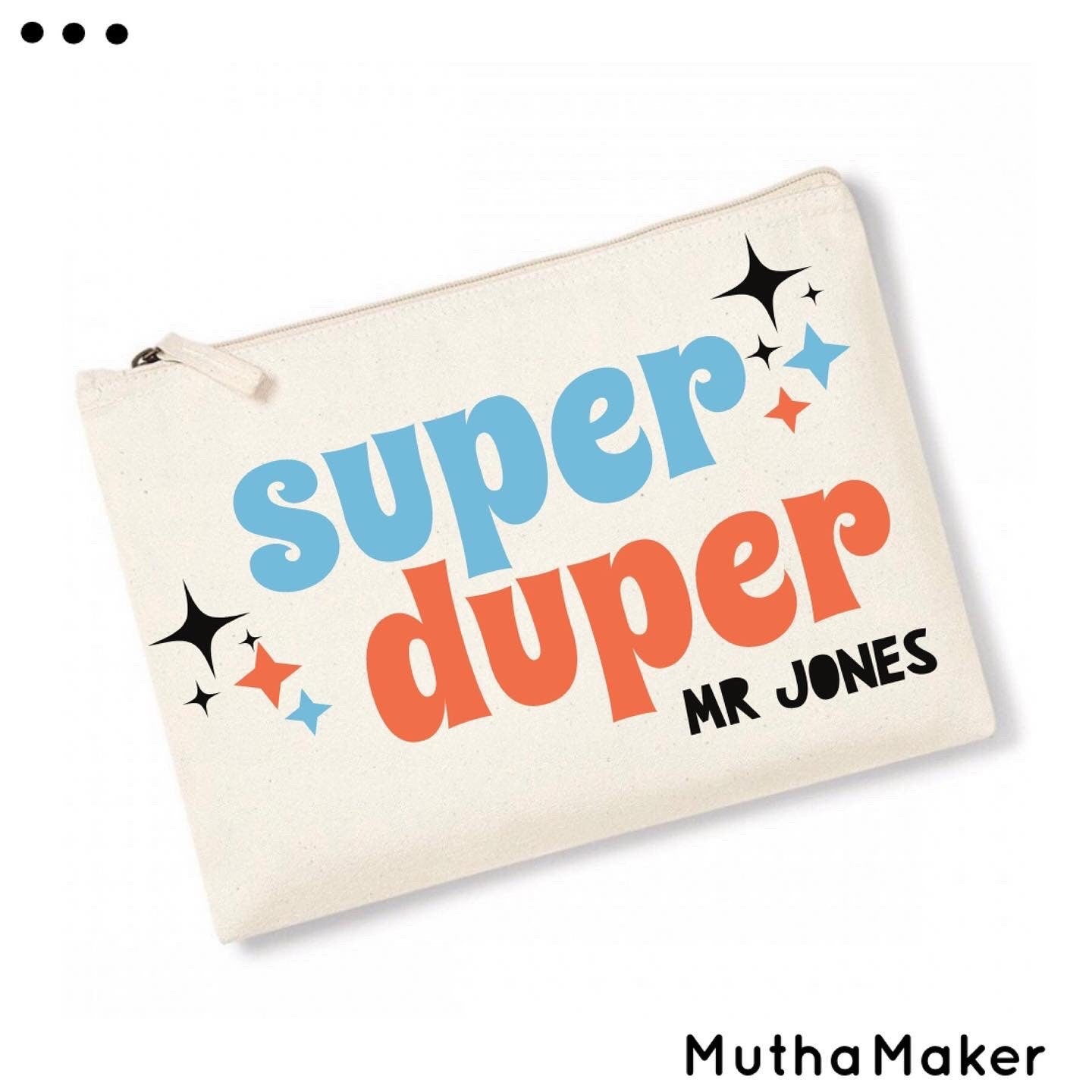 Personalised Teachers Gift - Pouch/ Pencil case