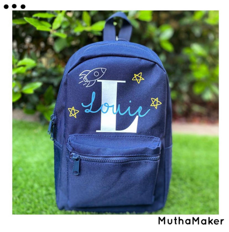 Kids personalised back cheap packs