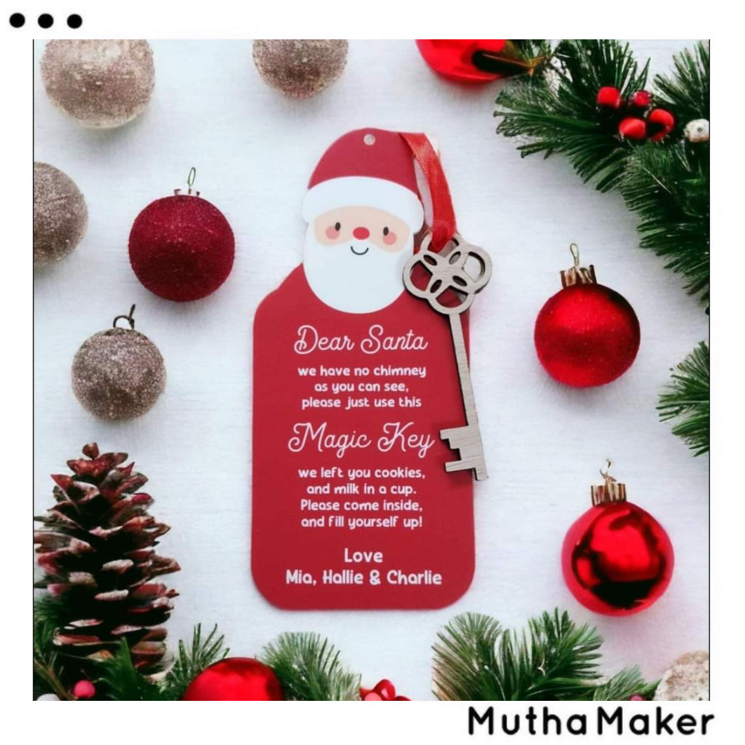 Personalised Santa Key