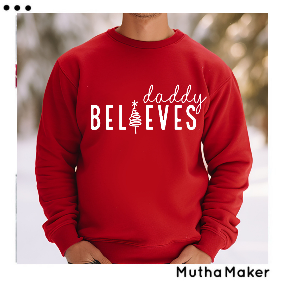 Adults Personalised Believes Sweatshirt