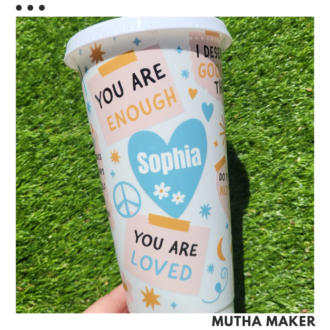 Personalised Affirmation Cold Cup