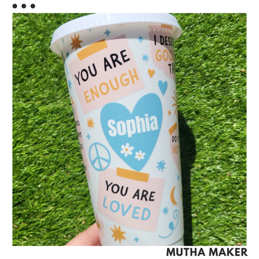 Personalised Affirmation Cold Cup