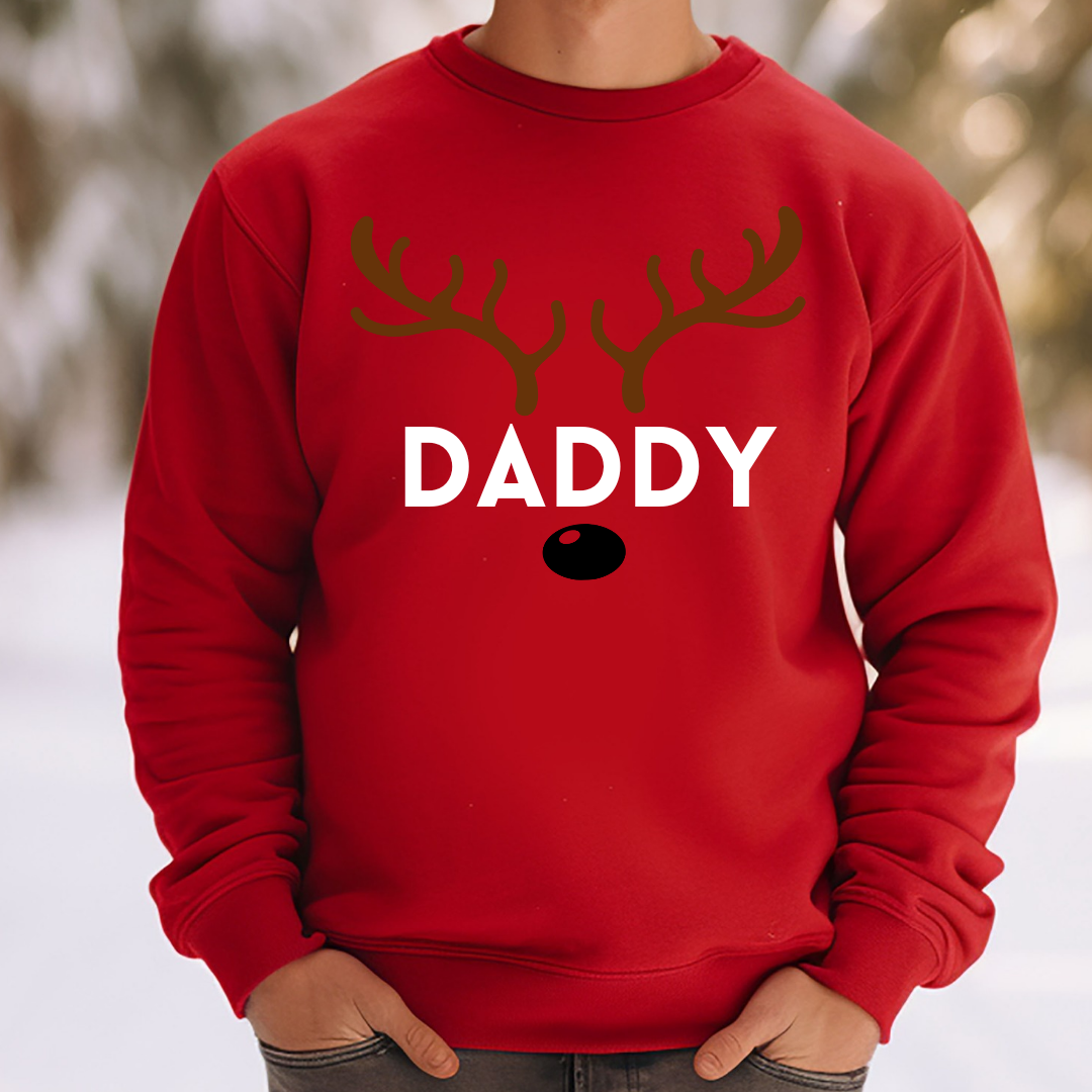 Personalised Adults Reindeer Sweatshirt