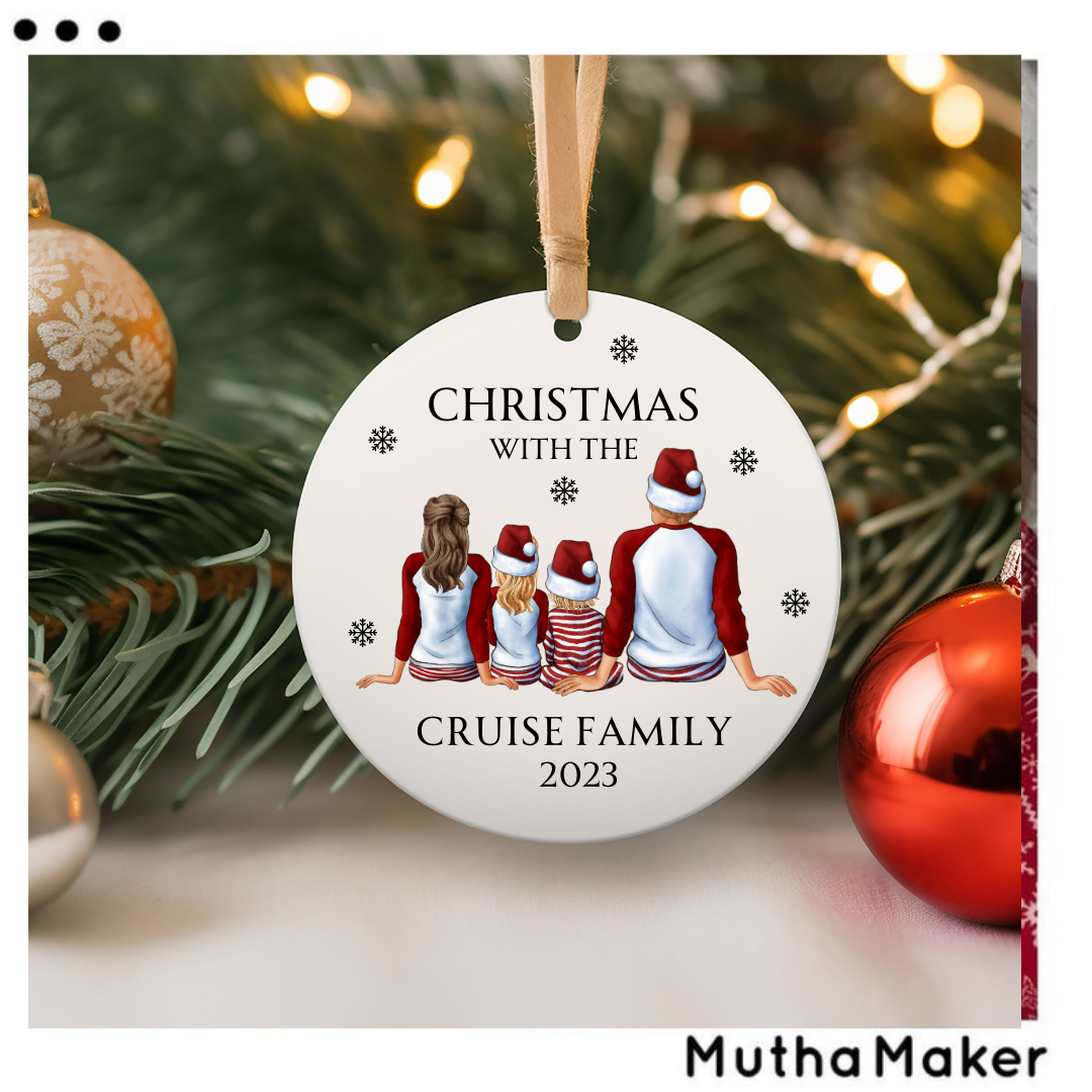 Personalised Family Christmas Decoration