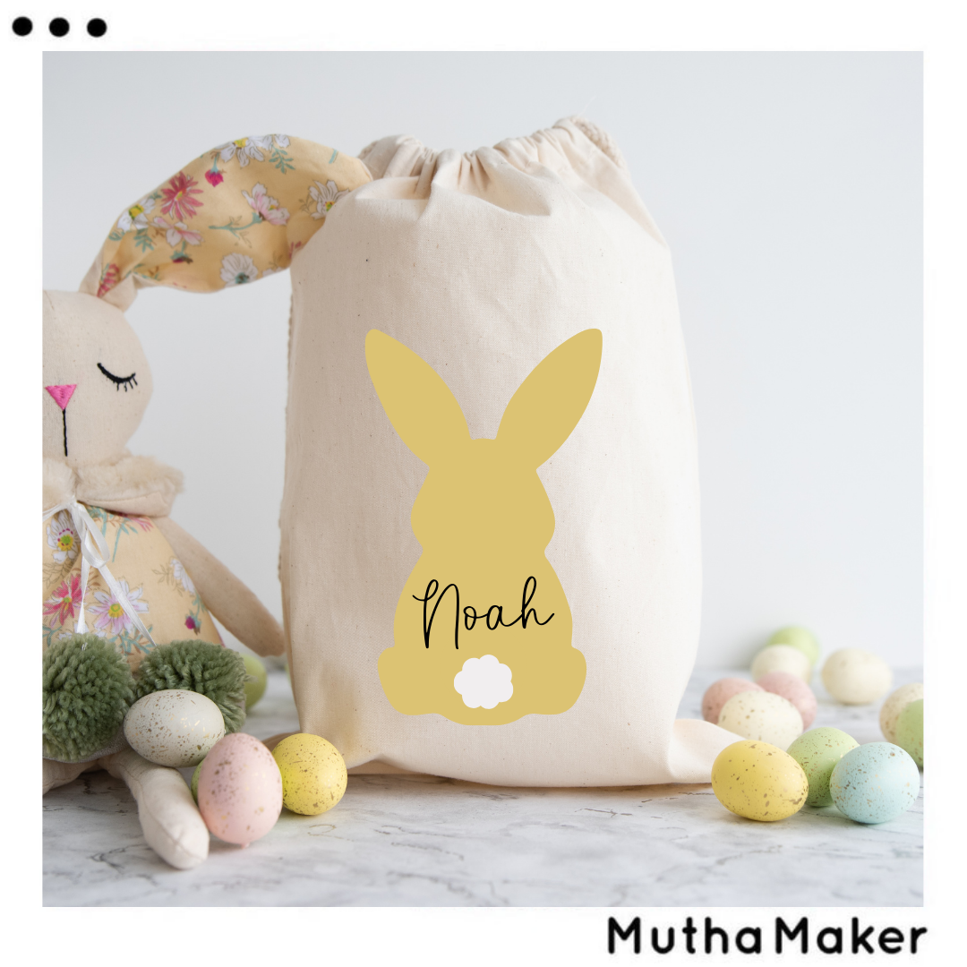 Personalised Easter Drawstring Bag