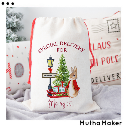 Personalised Peter Christmas Sack