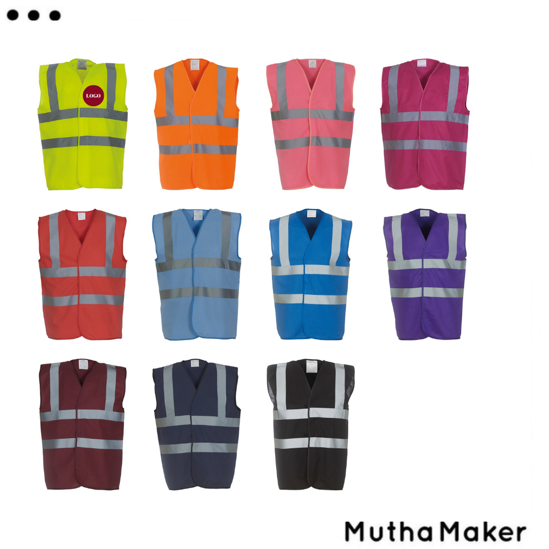 Adult Personalised Logo Hi Viz