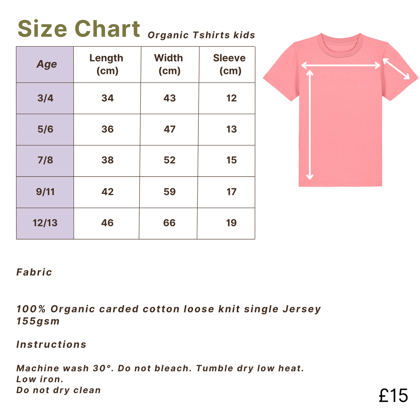 Personalised Kids Workwear Tshirt