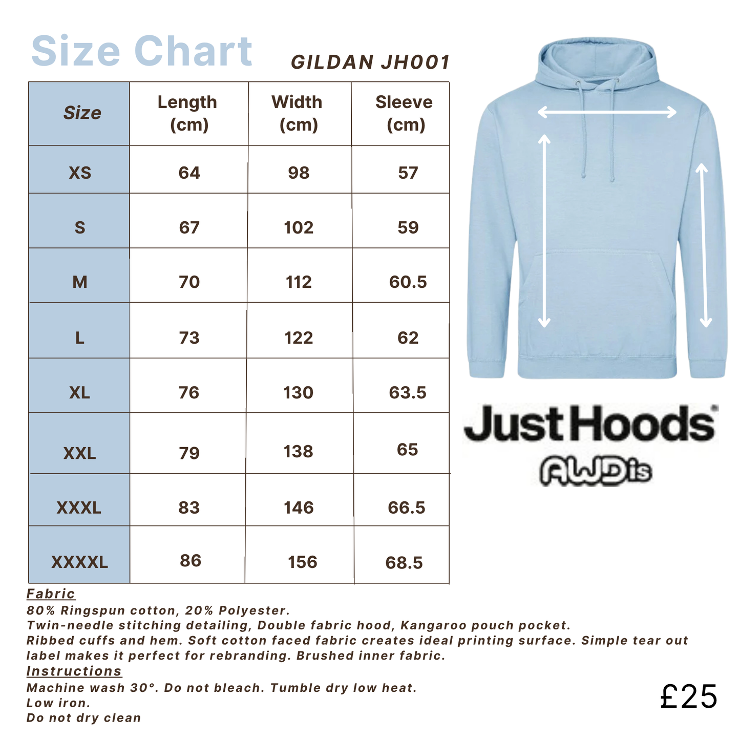 Personalised Adult Workwear Sweatshirt/Hoody