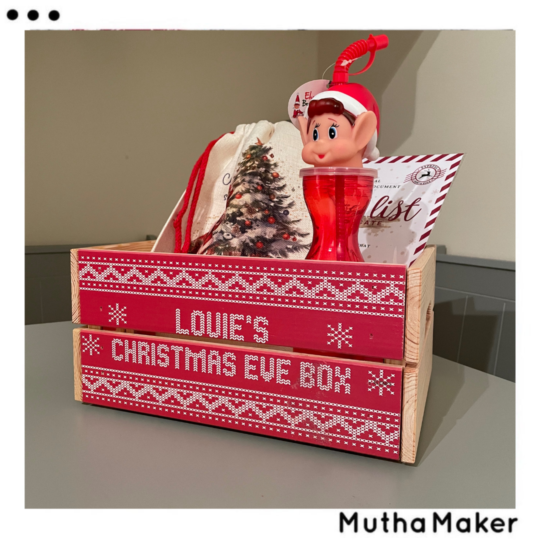 Personalised Christmas. Crate