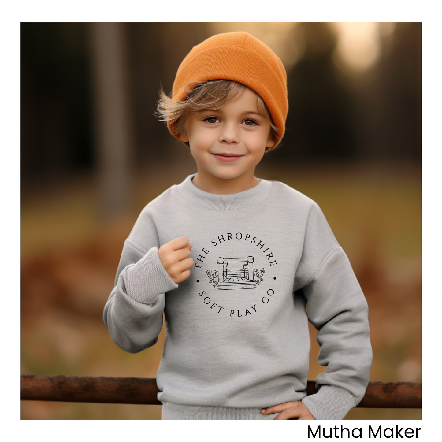 Personalised Kids Workwear organic Sweatshirt