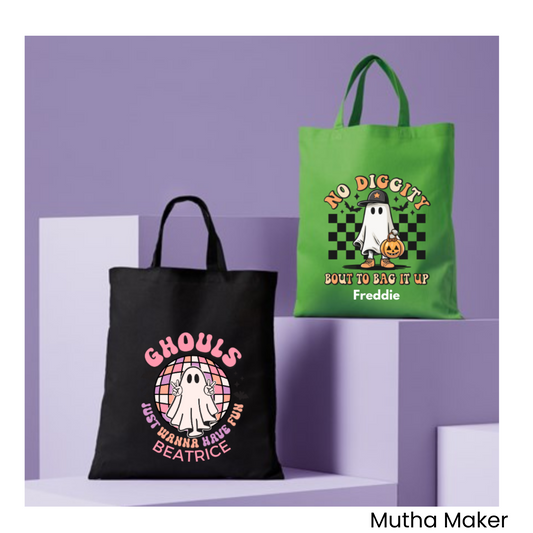 Halloween Personalised Tote Bag