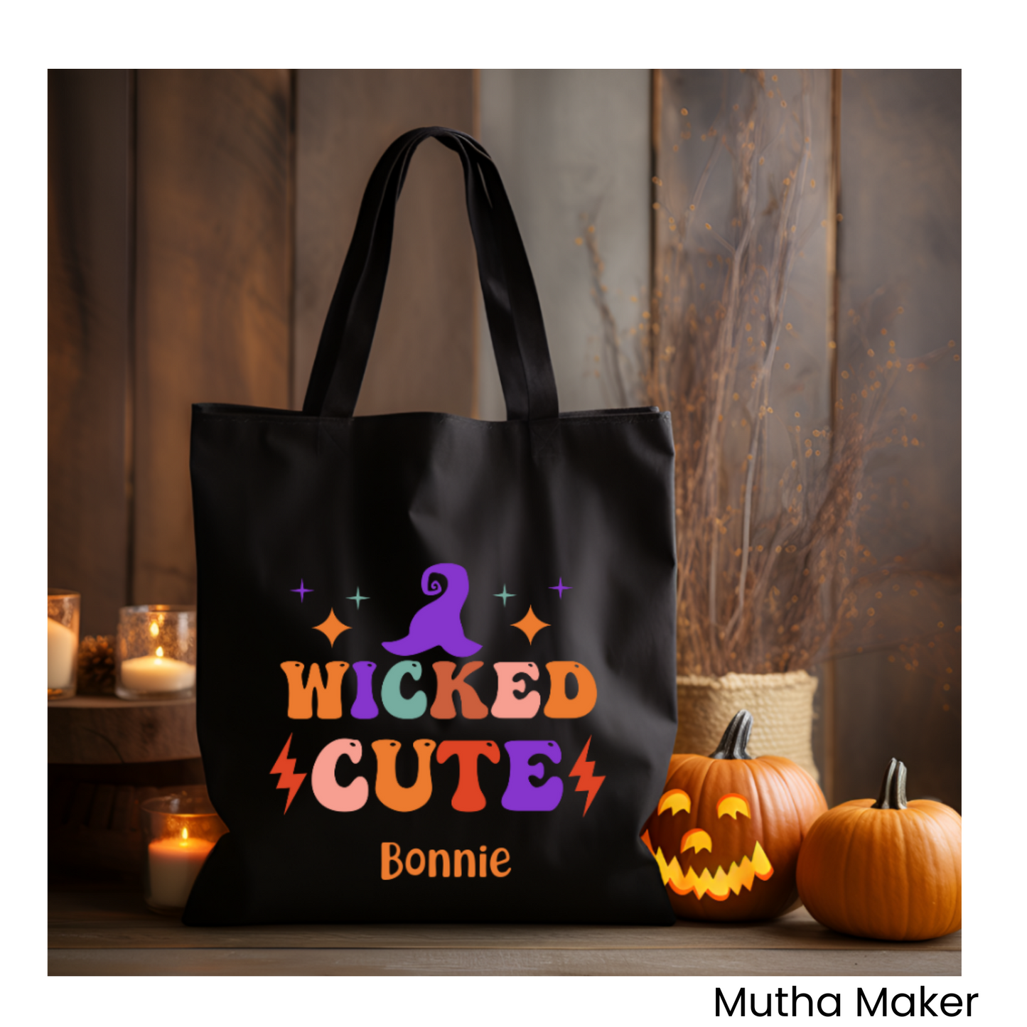 Halloween Personalised Tote Bag