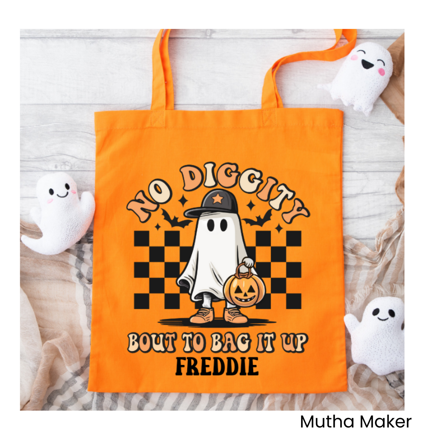 Halloween Personalised Tote Bag