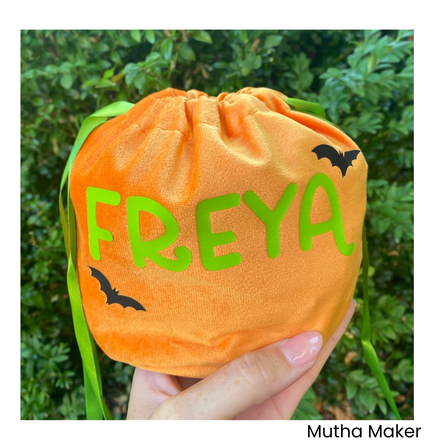 Halloween Velvet Pumpkin Bags