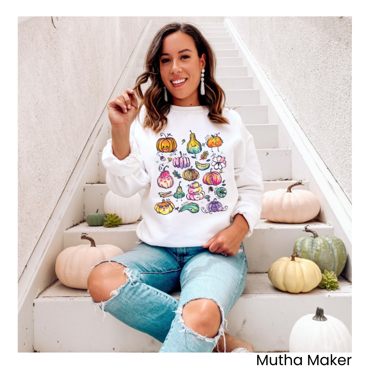 Vintage Pumpkins Sweatshirt