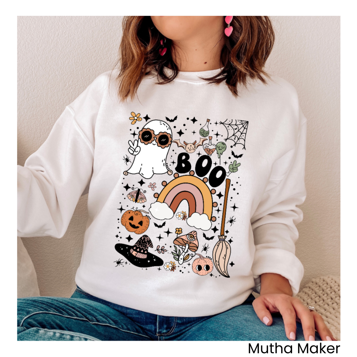 Adults Boo Sweatshirt