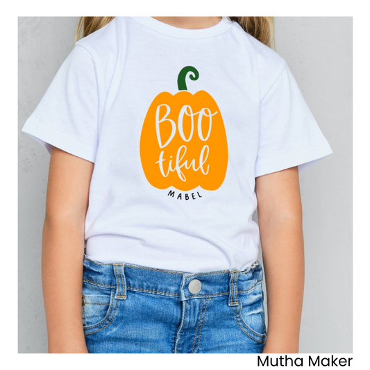 Personalised BOO-tiful Tshirt