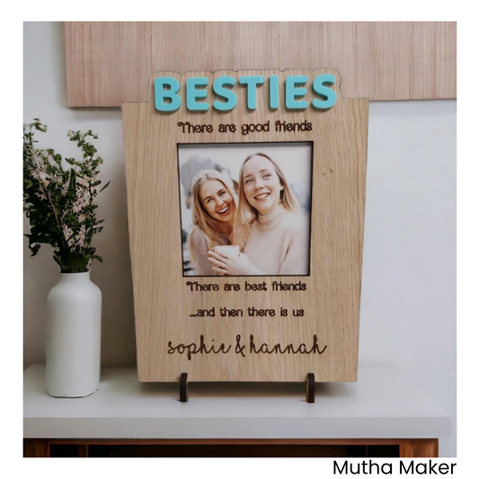 Personalised Besties Photo Frame