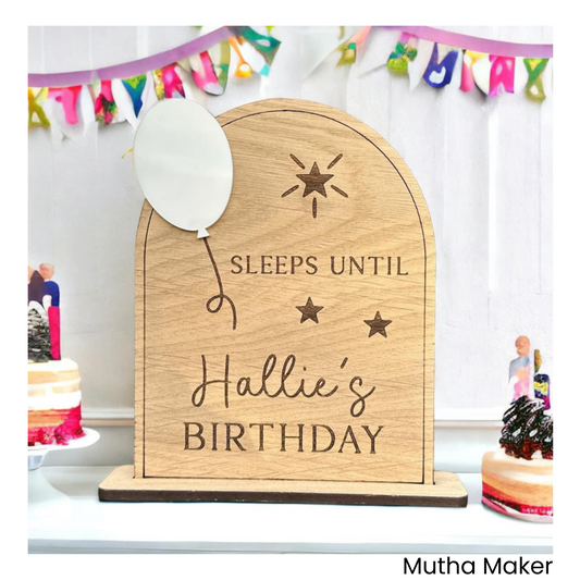 Personalised Birthday Countdown