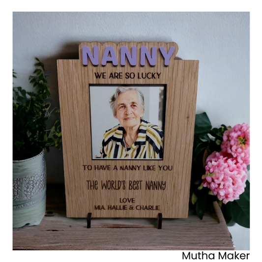 Personalised Mother’s Day Nanny Photo Frame