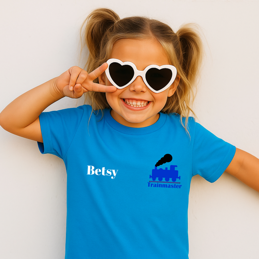 Trainmaster Personalised Kids Tee