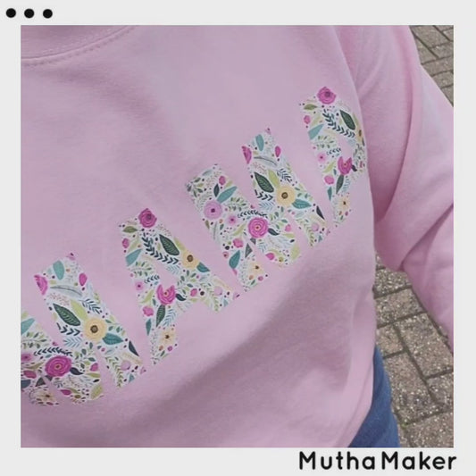 Floral Mama Sweatshirt