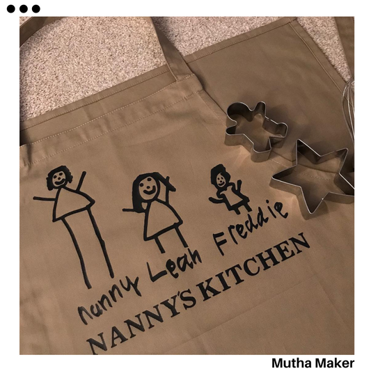 Personalised Drawing Apron