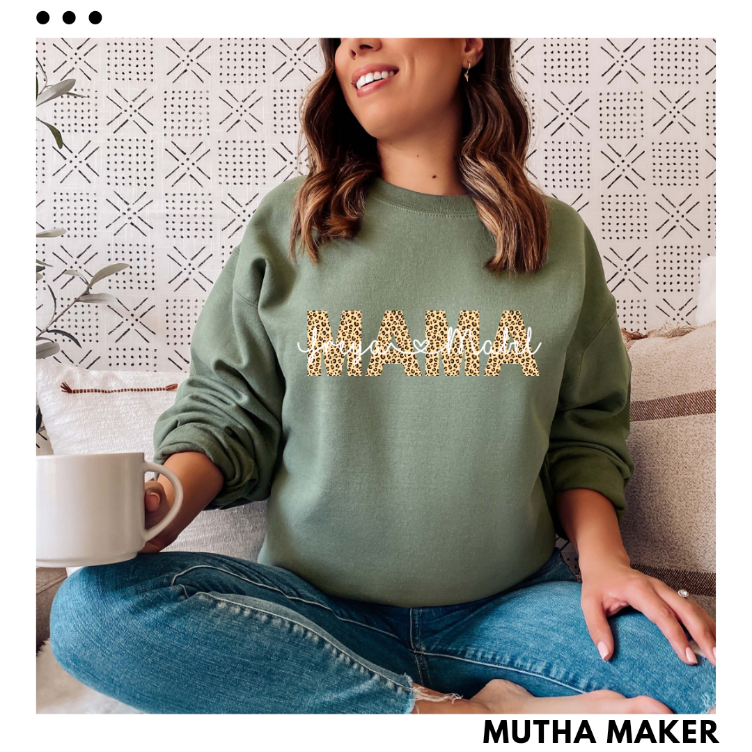 Personalised Mama Sweatshirt