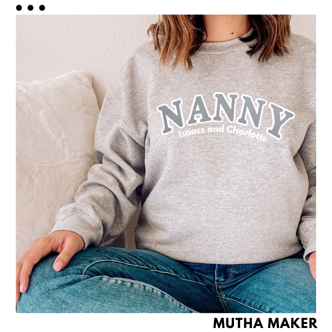 Personalised Offset Sweatshirt