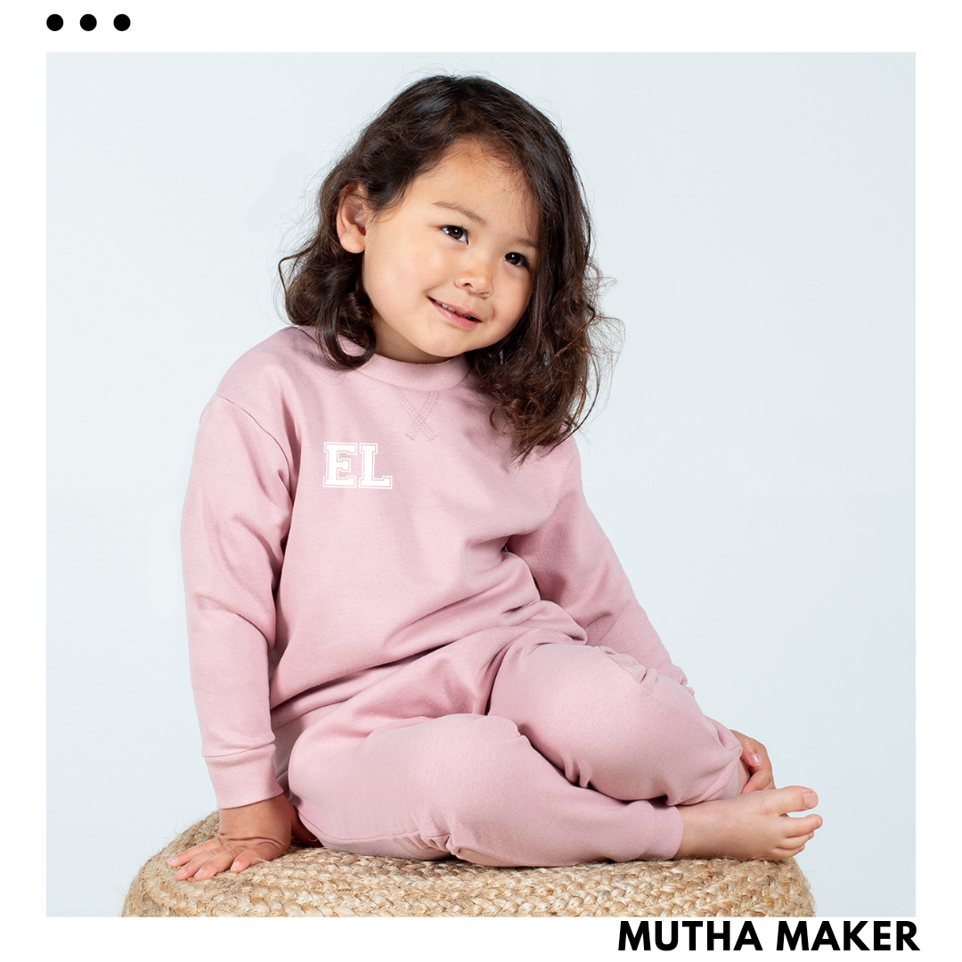 Kids Personalised Organic Tracksuit