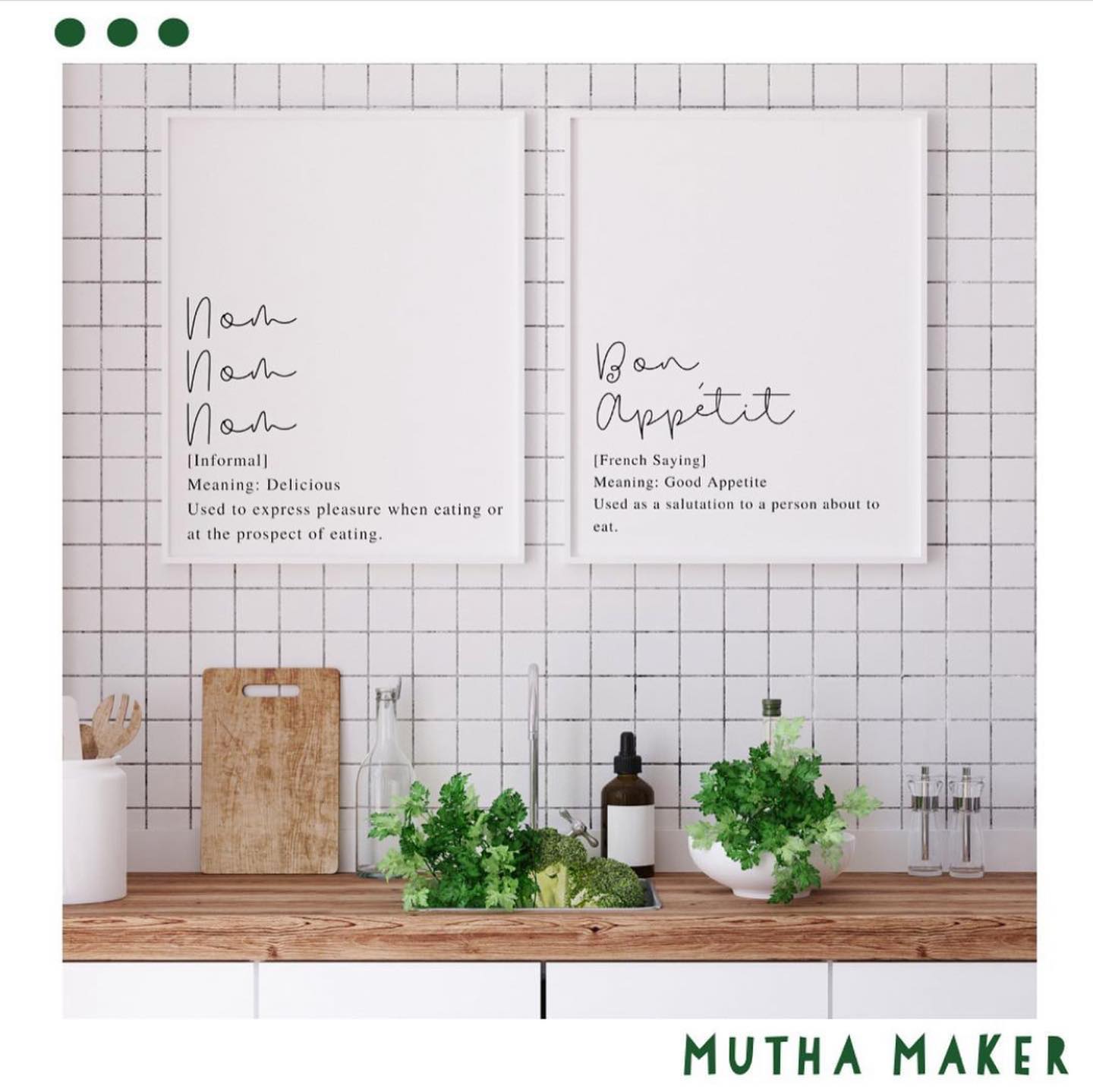 Kitchen Duo Prints