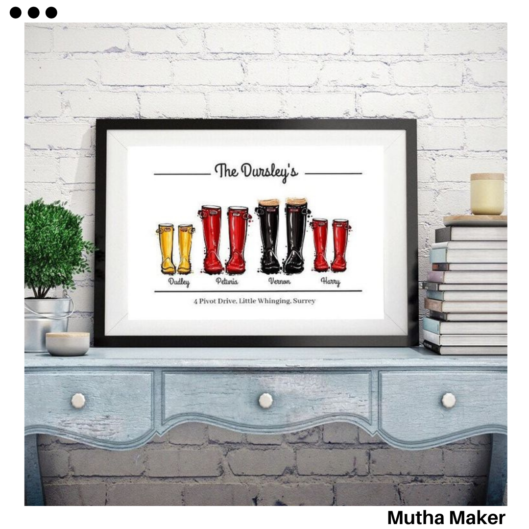 Family Wellie Print