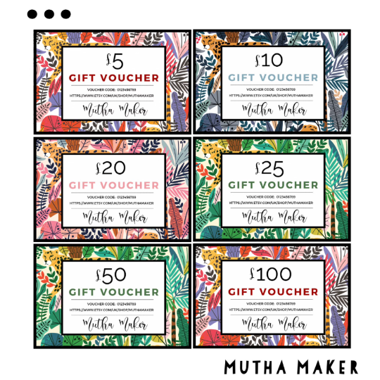 Mutha Maker Gift Card