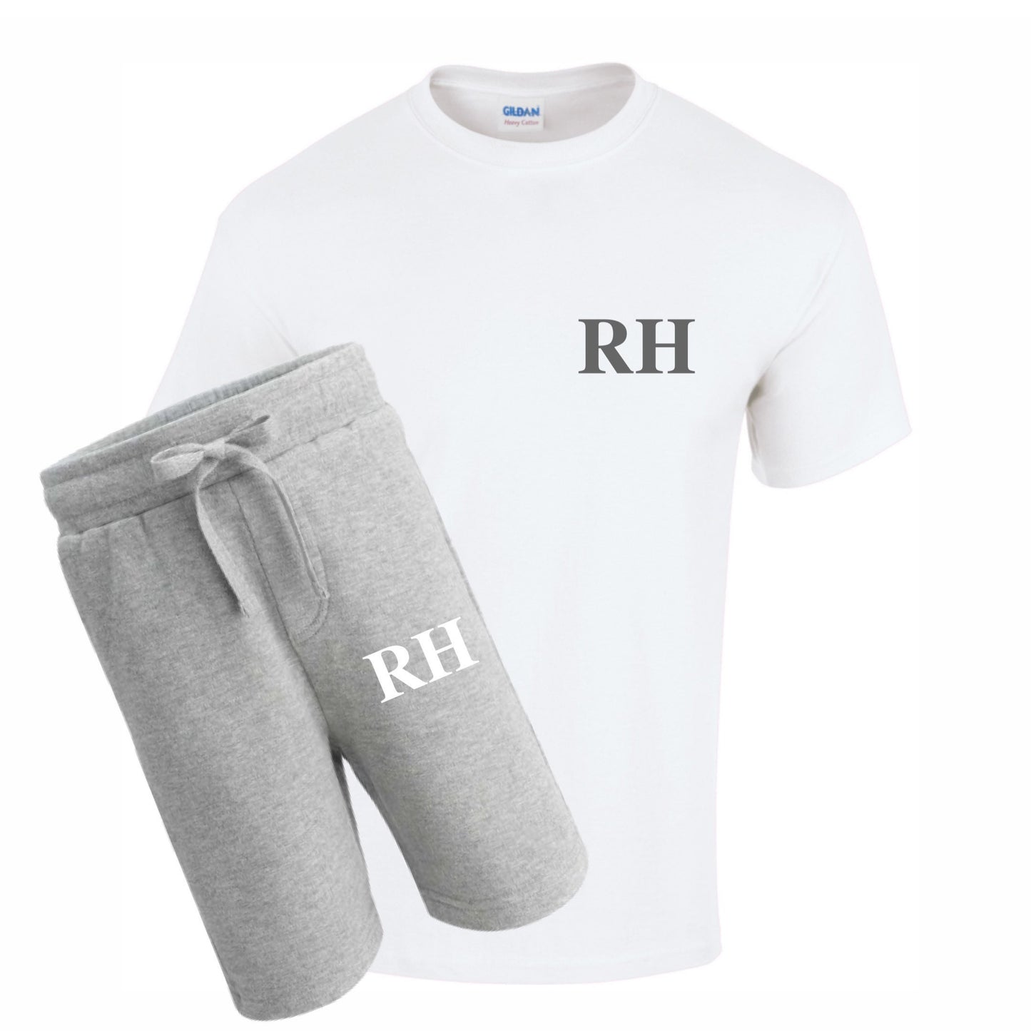 Kids Initial Tshirt & Shorts Set