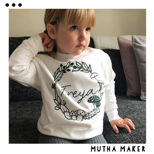 Personalised Kids Autumn Sweater