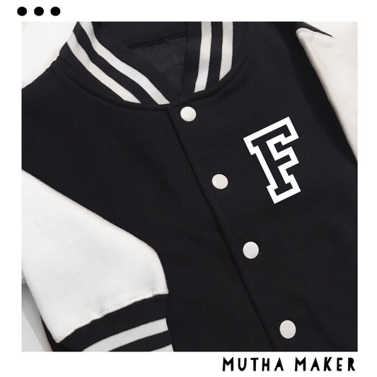 Personalised Kids Varsity Jacket