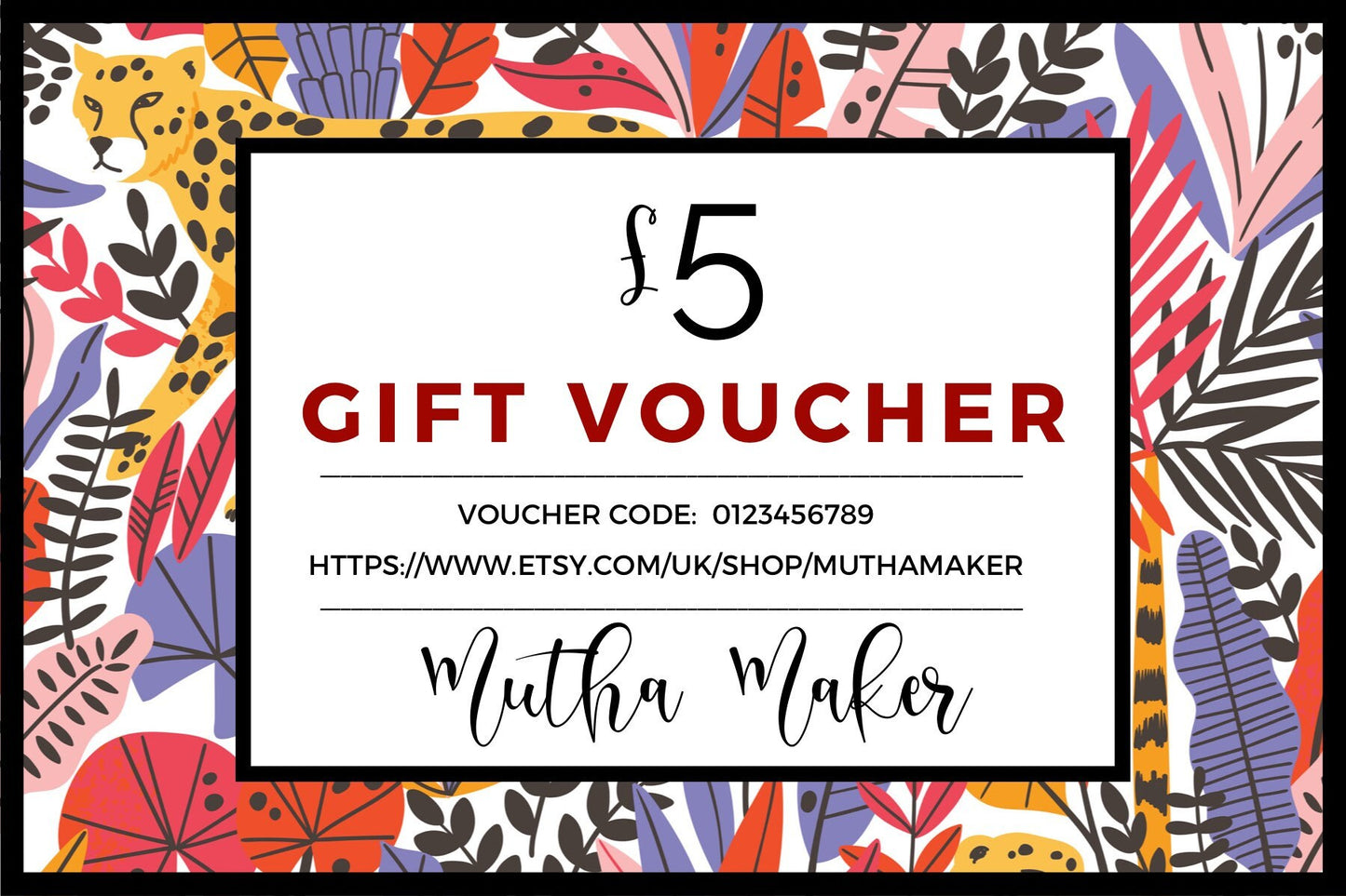 Mutha Maker Gift Vouchers