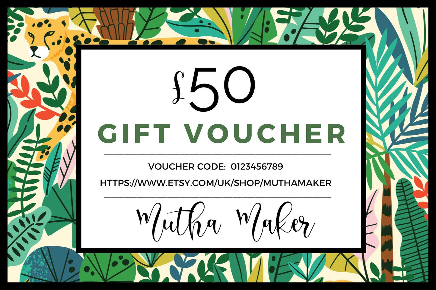 Mutha Maker Gift Vouchers