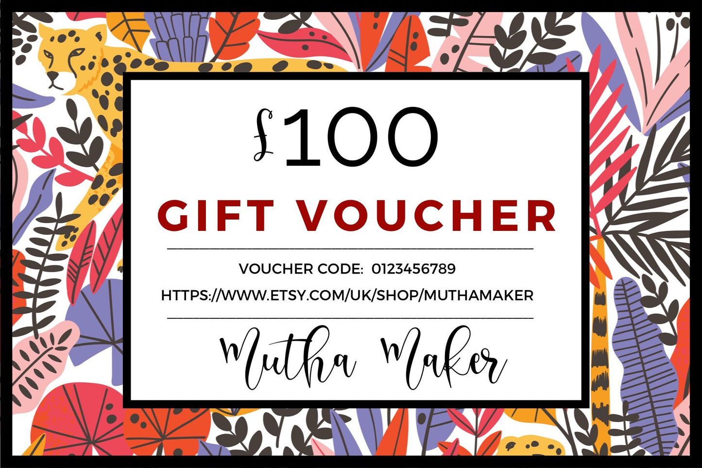 Mutha Maker Gift Vouchers