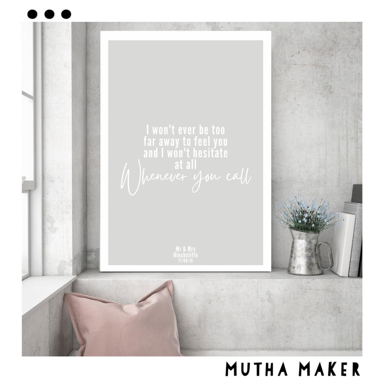 Our Song Lyrics Print