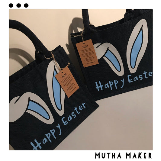 Personalised Jute Easter Bag