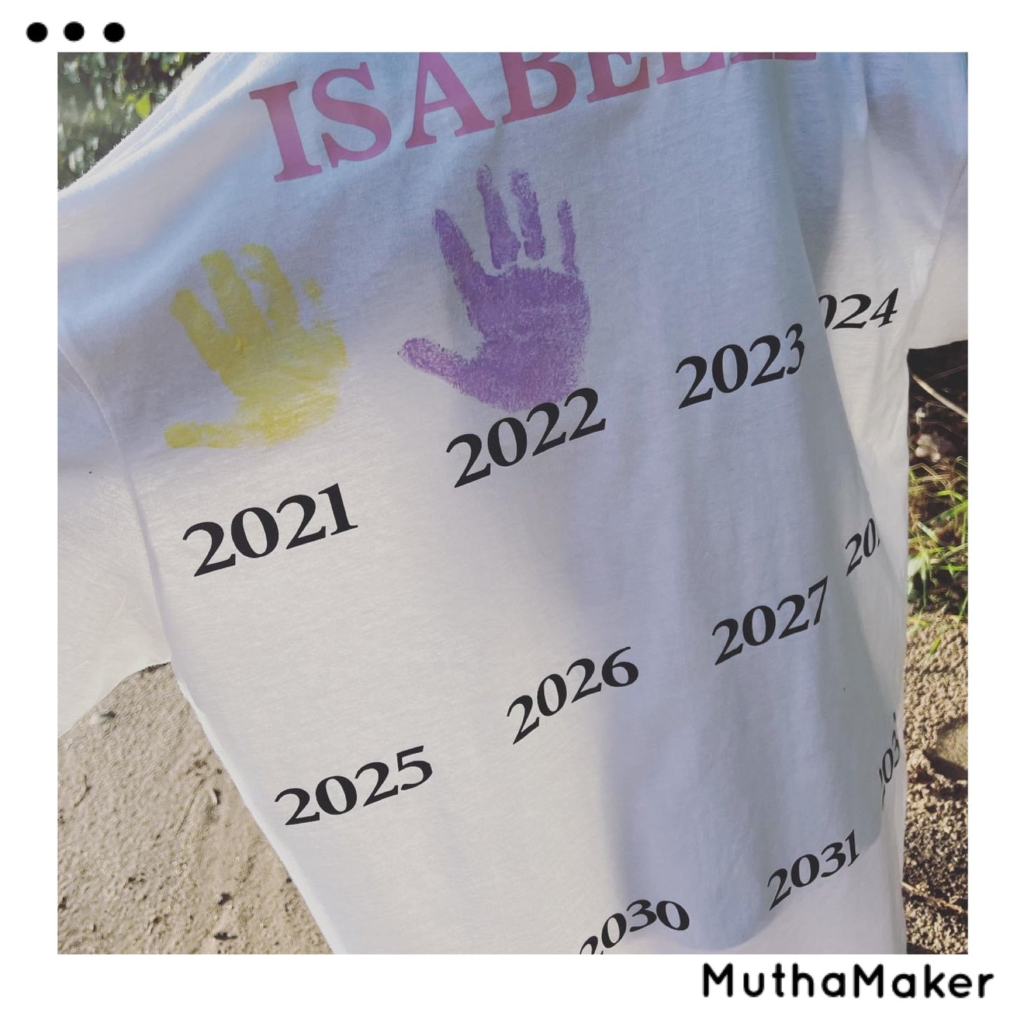 School Years Handprint Tshirt