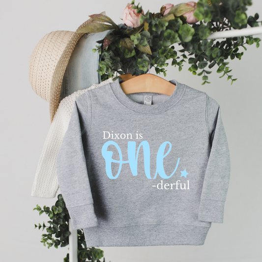 Personalised One -derful Sweatshirt