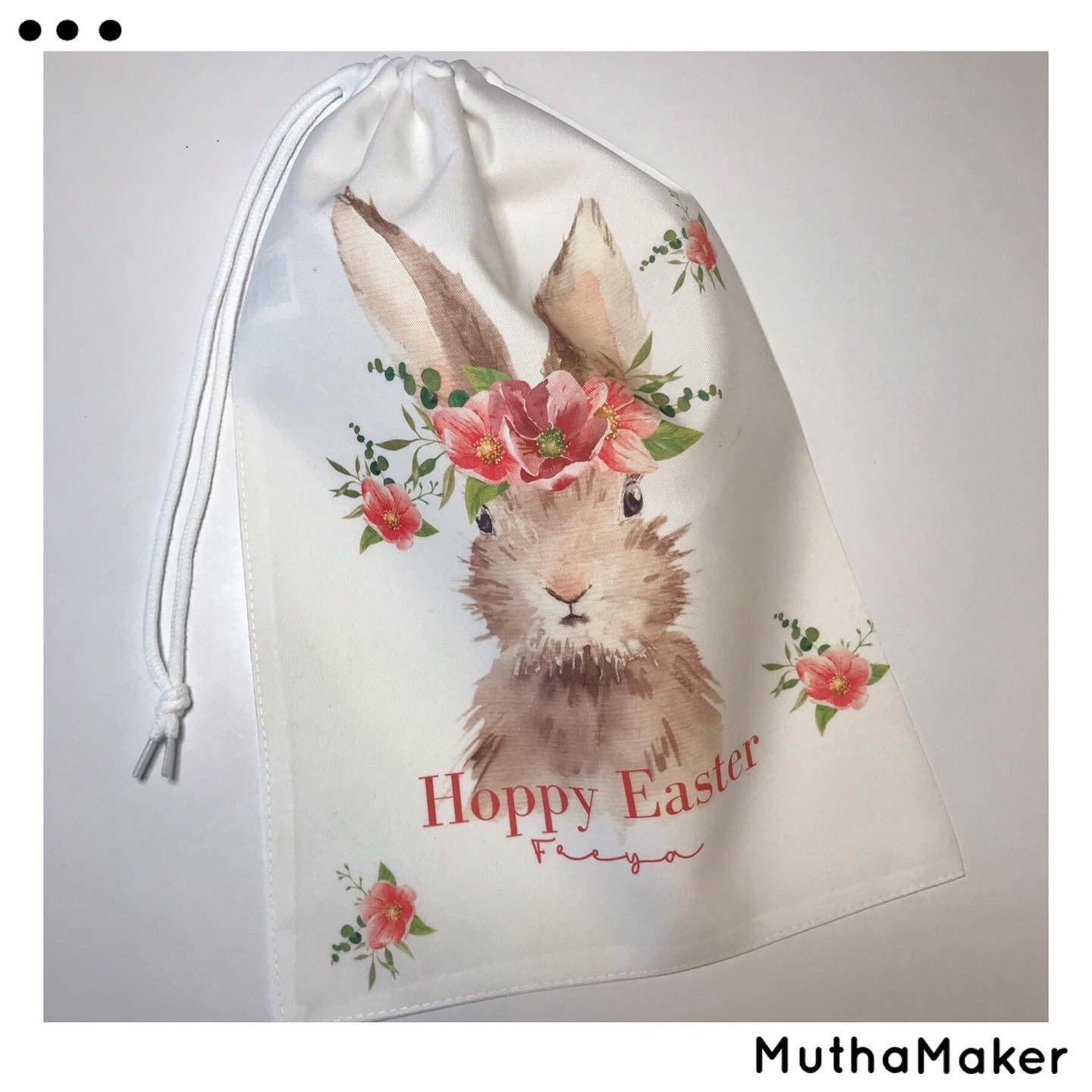 Personalised Easter Drawstring Bag