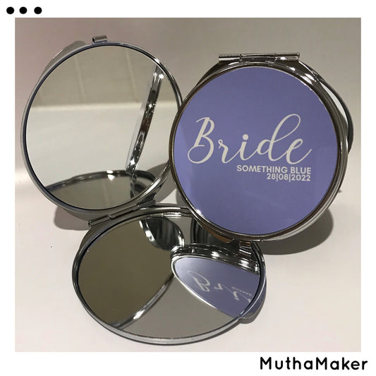 Something Blue Bride Mirror